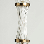 Подвесной светильник с цилиндрическим плафоном из прозрачных стеклянных трубок Nembus варинант исполнения - 7 | Loft Concept в Москве