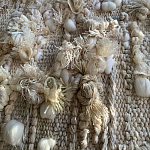 Круглый Вязанный Гобелен Абстракция Breath of Mist Wall Hanging варинант исполнения - 1 | Loft Concept в Москве