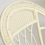 Комплект уличной мебели из ротанга Clara белый варинант исполнения - 3 | Loft Concept в Москве