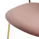 Стул Singer Chair без подлокотников Розовый Велюр варинант исполнения - 6 | Loft Concept в Москве
