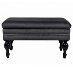 Мягкая банкетка с зоной для хранения Casket Dark Grey варинант исполнения - 1 | Loft Concept в Москве