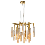 Люстра со стеклянными цилиндрическими плафонами Luminous Cylinders Amber варинант исполнения - 2 | Loft Concept в Москве