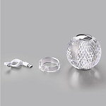 Настольная лампа с прозрачным шарообразным плафоном на цилиндрической подставке Crystal Globule варинант исполнения - 7 | Loft Concept в Москве