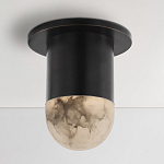 Потолочный светильник светодиодный с плафоном из натурального камня Purgatory варинант исполнения - 1 | Loft Concept в Москве