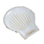Фигурка из фарфора в виде ракушки морского гребешка Marine Tridacna варинант исполнения - 2 | Loft Concept в Москве