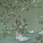 Обои ручная роспись Harpsden blue варинант исполнения - 1 | Loft Concept в Москве