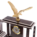 Настольный письменный набор из природного камня обсидиана с декором в виде орла Golden Eagle варинант исполнения - 2 | Loft Concept в Москве