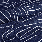 Мебельная ткань Букле синий цвет 140 см T3-8 варинант исполнения - 1 | Loft Concept в Москве