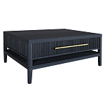 Кофейный стол Primo с двумя ящиками Черный дуб варинант исполнения - 9 | Loft Concept в Москве