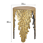 Столик дизайнерский Copper streaks варинант исполнения - 5 | Loft Concept в Москве