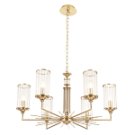 Люстра с 6-ю цилиндрическими стеклянными плафонами Jeanette варинант исполнения - 3 | Loft Concept в Москве