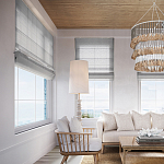 Люстра трехъярусная с декором из круглых деревянных бусин с кисточками Gray Brown Wooden Beads Chandelier варинант исполнения - 4 | Loft Concept в Москве