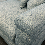 Дизайнерский Диван Lancaster Серо-голубое букле варинант исполнения - 1 | Loft Concept в Москве