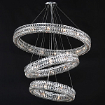 Хрустальная Люстра Элизабет из трех колец Хром  варинант исполнения - 1 | Loft Concept в Москве