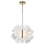 Люстра с крупными рельефным декором в виде лепестков 60 см Ethereal Bloom варинант исполнения - 3 | Loft Concept в Москве