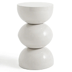 Приставной столик белого цвета Bead варинант исполнения - 1 | Loft Concept в Москве