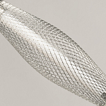 Люстра круглая каскадня с 5-ю плафонами из металлической сетки Mesh Lampshade Lighting варинант исполнения - 7 | Loft Concept в Москве