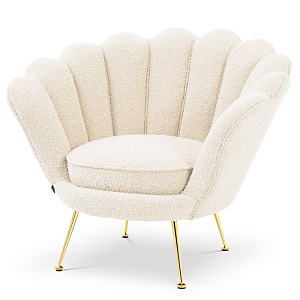 Кресло Eichholtz Chair Trapezium Boucle cream
