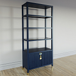 Стеллаж со стеклянными полками Elsa Dreams Blue варинант исполнения - 1 | Loft Concept в Москве