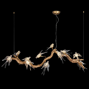 Декоративная светодиодная люстра The swallow nest