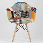 Стул с обивкой в стиле Patchwork варинант исполнения - 2 | Loft Concept в Москве