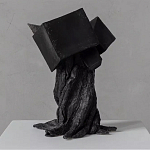 Скульптура «Окаменелый рост», Черный объект варинант исполнения - 1 | Loft Concept в Москве