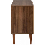 Тумба прикроватная бежевая из массива бука с 2-мя ящиками Wenge Light варинант исполнения - 3 | Loft Concept в Москве