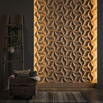 Гипсовая 3D панель с принтографией PM-46 варинант исполнения - 2 | Loft Concept в Москве