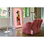 Дизайнерское плюшевое розовое кресло в форме руки Poltronova Joe Plush Taffy Pink Armchair варинант исполнения - 5 | Loft Concept в Москве