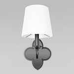 Бра с белым текстильным абажуром и фигурным основанием с зеркальной вставкой Vitorino варинант исполнения - 12 | Loft Concept в Москве