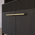 Стеллаж Primo с ящиками Темный орех варинант исполнения - 5 | Loft Concept в Москве