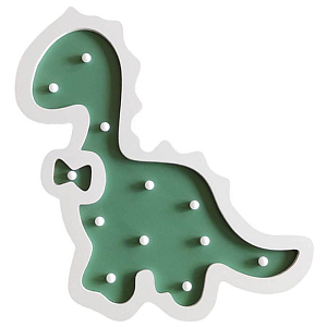 Детский ночник Зеленый динозавр 