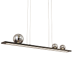 Светодиодная линейная люстра IONA Сhandelier black 103 варинант исполнения - 1 | Loft Concept в Москве