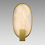 Бра с гравировкой на акриловом плафоне Gravyura Bronze варинант исполнения - 4 | Loft Concept в Москве