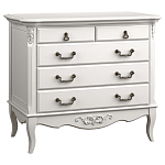 Комод белый из массива бука в стиле прованс White Provence варинант исполнения - 3 | Loft Concept в Москве