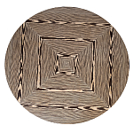 Столик журнальный круглый с полосатым узором Zebroids варинант исполнения - 7 | Loft Concept в Москве