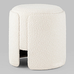 Дизайнерский Пуф Букле Poof Alice White Boucle  варинант исполнения - 3 | Loft Concept в Москве