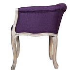 Кресло низкое в стиле прованс Louis French Armchair purple flax варинант исполнения - 2 | Loft Concept в Москве