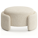 Круглая Оттоманка Alice ткань букле варинант исполнения - 2 | Loft Concept в Москве