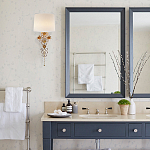 Бра с цветочным основанием и тканевым абажуром Tugella Flower Lamp варинант исполнения - 3 | Loft Concept в Москве