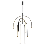 Люстра подвесная с дугообразными изогнутыми элементами Luke Lampco Tracer Lamp варинант исполнения - 5 | Loft Concept в Москве