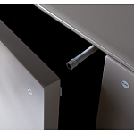 Комод со стеклянной столешницей и с выдвижными ящиками Minimalist Accent варинант исполнения - 4 | Loft Concept в Москве