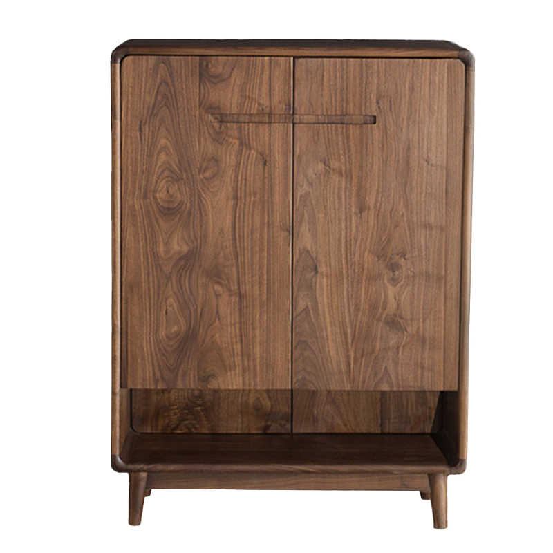 Комод в прихожую для хранения обуви Moon Walnut Furniture Орех в Москве | Loft Concept 