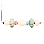 Подвесной светильник линейный с керамическими элементами 24W LED Fragrant Light варинант исполнения - 2 | Loft Concept в Москве