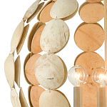 Люстра в форме шара с декором из круглых декоративных элементов Texture Discs варинант исполнения - 1 | Loft Concept в Москве