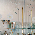 Обои ручная роспись Jakuchu Original colourway on Tarnished Silver gilded paper варинант исполнения - 1 | Loft Concept в Москве