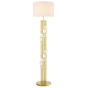 Торшер Eichholtz Floor Lamp Lorenzo Gold & white