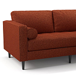 Мебельная ткань Шенилл терракотовый цвет 138 см T4-44 варинант исполнения - 1 | Loft Concept в Москве