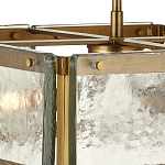 Потолочный светильник квадратный из толстого литого стекла Cast Glass варинант исполнения - 2 | Loft Concept в Москве