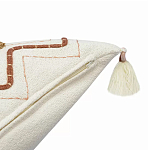 Подушка декоративная с геометрическим узором и кисточками Divine Abstractions варинант исполнения - 2 | Loft Concept в Москве